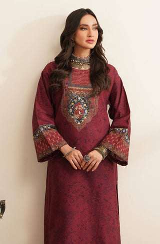 Bulbul (Nightingale) Co-Ord Set - Maroon