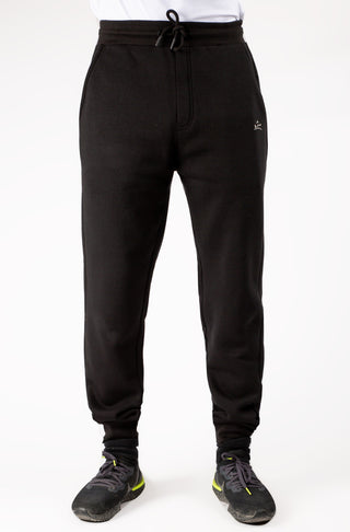 Manto's Unisex Premium Fleece Black Jogger Pants with Urdu Manto Logo