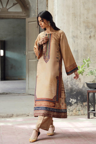 Manto Women's 2 Piece Jacquard Co-ord Set featuring Urdu Calligraphy of Words by Allama Iqbal