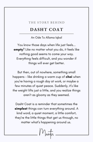 Design Philosophy of Dasht Coat