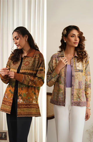 Bagh-E-Mughal & Mehak Overshirts - Pack of 2