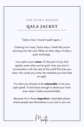 Design Philosophy of Qala Jacket