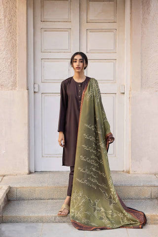 Gumaan (Wrapped In Mystery) - Shaded Olive Green Odhni