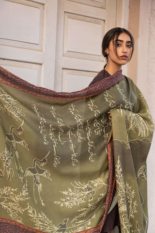 Gumaan (Wrapped In Mystery) - Shaded Olive Green Odhni