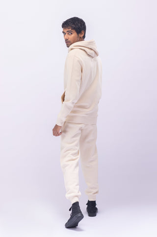 White Sand Zipper Hoodie