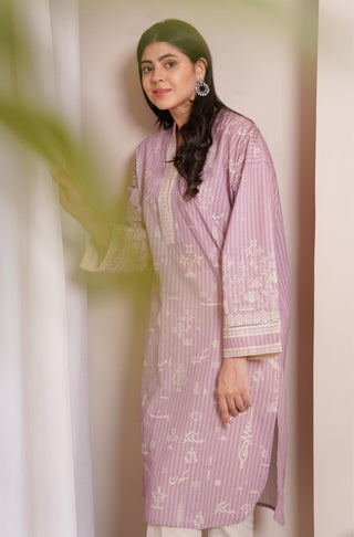 Shopmanto, wear manto, manto clothing brand, manto pakistan, ladies clothing brand, urdu calligraphy clothing, wear manto urdu calligraphy one piece lawn soft lilac sukoon kurta for women, urdu kurta lawn collection, women lawn kurta