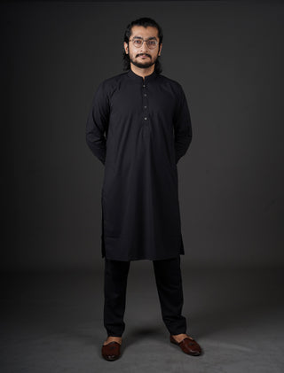 Jet Black - Sherwani (Men) - Manto