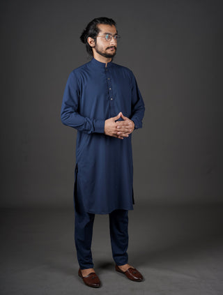 Midnight Blue - Sherwani (Men) - Manto