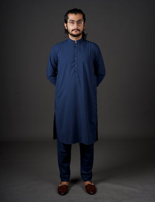 Midnight Blue - Sherwani (Men) - Manto