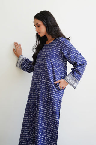 Virsa (Heritage) - Blue Lawn Kurta