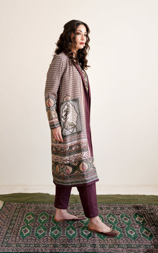 Virsa (Heritage) - Maroon Coat