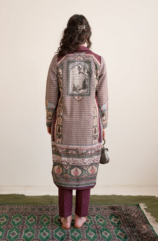 Virsa (Heritage) - Maroon Coat