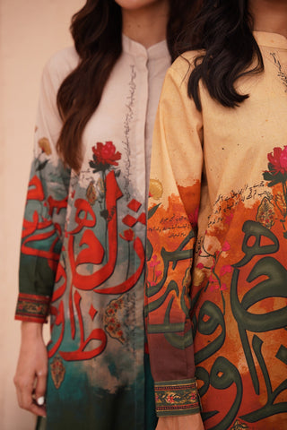 Noor (Light Of Grace) - Shades of Sunset Long Shirt