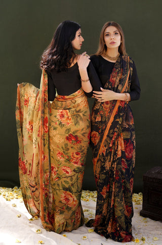 Husn (Beauty) - Amber Saree