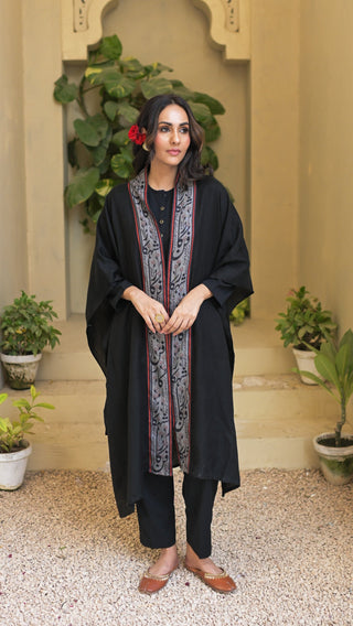 Shahkaar (Masterpiece) - Black and Grey Cape