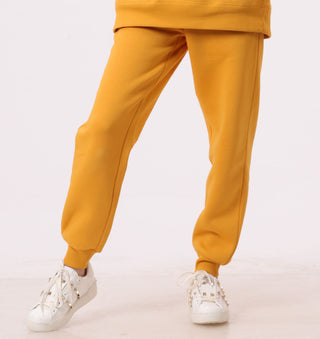 Honey Mustard Jogger Pants - Women